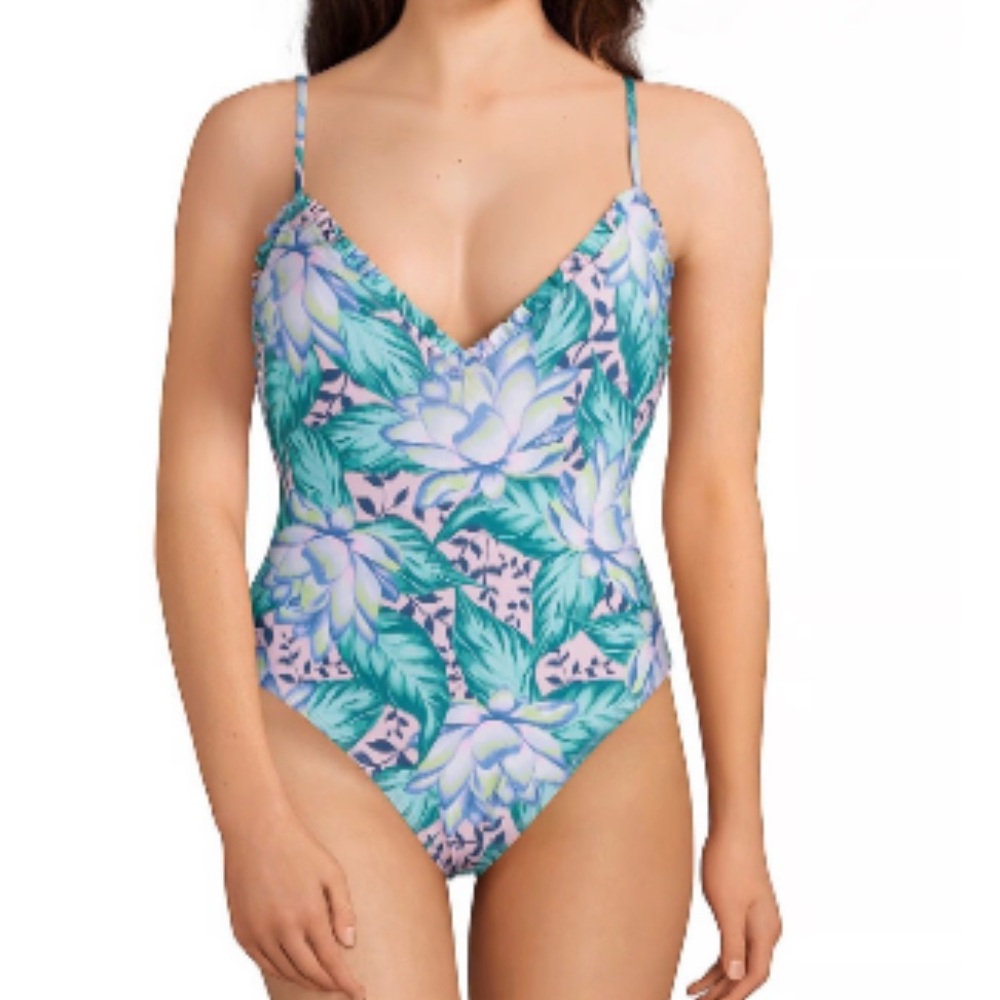 GB Floral One-Piece Swimsuit Teen Junior